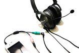 Headset Buddy MoovMic Plus Detachable Boom Microphone [with PC to Smartphone Adapter] (MM3502)
