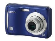 Sanyo Xacti VPC-S1080 10MP Digital Camera with 3x Optical Zoom 2.8 LCD - Blue