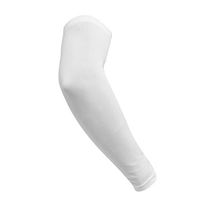 uxcell White L Size Anti Slip Cooling Cover Outdoor Sport Skins Arm Sleeve Sun UV Protector