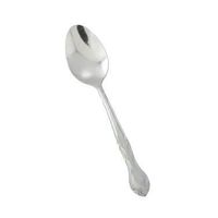 Winco 0004-03 Dinner Spoon, Vibro Finish, Stainless Steel, Heavy Weight, Elegance Pattern - Dinner