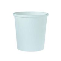 SCCVS616 - Double Poly Paper Food Container, Squat, White, 16 Oz, 25/pack