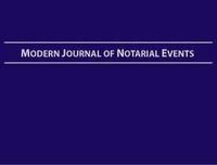 Modern Journal of Notarial Events - Soft Cover