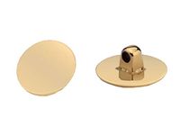 1 Pair Eyeglass Sunglass Glasses Nose Pads Comfort,Round Gold