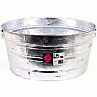 Dover Parkersburg 11.5Gal Galvanized Round Washtub 1S