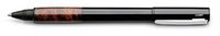 Lamy Accent Black Brilliant Finish with Briar Wood Grip Rollerball Pen - L398-BY