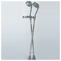 Forearm Crutches. Dimensions: Adult fits 5'0"-6'2". Height adjusts 28"-37" - Model 6089