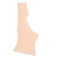 Fityle Repetitive Stress Silicone Gel Thumb Wrist Support Compression Glove Arthritis Pain Brace Wrap Sleeve - Ultra Elastic Soft Material & Nude Color - S