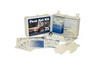 6086 First Aid Kit 25 Person Steel Non-Gasket Quantity of 1 unit by Pacc-Kit Safety Equipment -Part no. 6086