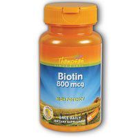 Biotin, 5000 mcg, 60 Caps by Thompson (Pack of 2)