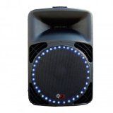 QFX SBX-1513BTL Steel Framed Plastic Cabinet Speaker with Built-In Amplifier