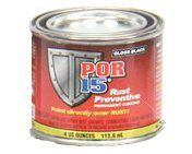 POR 15 45032 - 1 4oz Can Gloss Black Rust Preventative Paint (45006)