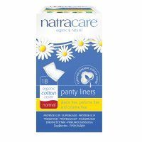 Natracare Panty Liners with Organic Cotton Cover, Normal 18 count - 95% Bio-degradable Non-Chlorine Bleached (a)