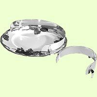 Sammons Stainless Steel Food Guard-Large, Fits 9" to 11" Plate-25/Case