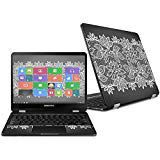 MightySkins Skin Compatible with Samsung Chromebook Pro 12.3" - Floral Lace | Protective, Durable, and Unique Vinyl Decal wrap Cover | Easy to Apply, Remove, and Change Styles | Made in The USA