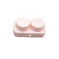 HEALLILY Contact Lens Washer Cleaning Lenses Case Rechargeable Cleaning Contacts Washing Machine Fast Cleaning Device for Soft Contact Lens (Without Battery Pink)