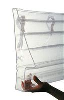 Clear Bed Bolsters, 35 inches, Pair