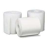 Universal UNV35763 Single-Ply Thermal Paper Rolls, 3 1/8" x 230 ft, White (Case of 50)