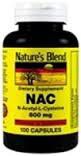 Nature's Blend NAC (N-Acetyl-L-Cysteine) 600 mg 100 Capsules Pack of 6