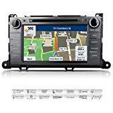 AIMTOM AMN-1906-MB 2011-2014 Toyota Sienna In-dash GPS Navigation Stereo FM AM Radio Bluetooth DVD CD Deck 8" Touch Screen Head Unit AV Receiver USB SD Multimedia Player w/Copyrighted iGo Primo Maps
