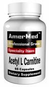 Acetyl L Carnitine 650mg by AmerMed, 90 capsules