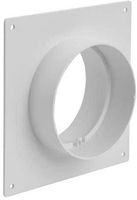 Duct Connector Flange, Plastic Straight Pipe Flange for Heating Cooling Ventilation System (100mm) (4 inch)