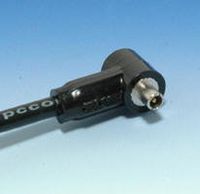 DLC DL-1531 12" Male PC to Male PC Straight Flash Cord, Black