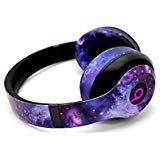 Beats by Dre Studio 3 Wireless - Custom Painted Dr. Dre Bluetooth Headset w/Evil Headphones Galaxy Cushions - (Galaxy)