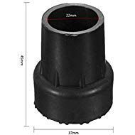 1Pcs Rubber Antiskid Walking Stick Crutch Cane Bottom Pads Cap Cover Protector Climbing Hiking Trekking Pole Tips,22mm