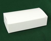 One-Piece 1/4 lb. Candy Box White 4 1/2" x 2 5/16" x 1 1/8" - 250/CS