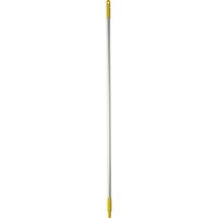 Vikan 29596 59" Aluminum Handle with Threaded Tip, 63/64" Diameter, Yellow