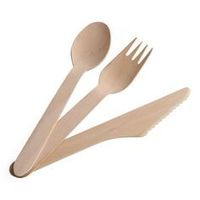 BIODEGRADABLE AND ECO-FRIENDLY LEAF FORKS SPOONS KINVES (75) (75)