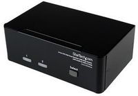 StarTech SV231DDVDUA 2 Port DVI VGA KVM Switch USB with Audio/USB Retail