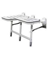 Bobrick B-918116R Right Side Configured Bariatric Fold-Down Shower Seat