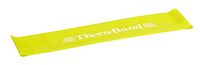 TheraBand Resistance Band Loop, Professional Latex Mini Band for Lower Pilates, Crossfit, Yoga, Stretching, Physical Therapy, Strength Training without Weights, 12 Inch, Yellow, Thin, Beginner Level 1