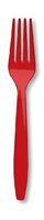 Classic Red, Premium Plastic Forks, 24 ct