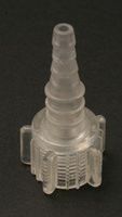 Oxygen Plastic Swivel Oxygen Connector - Colorless (50/Pkg) - MES-0138