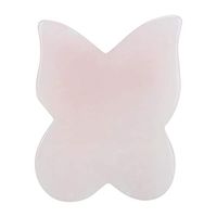 Natural Rose Quartz Crystal Healing Massage Stone Scrapping Plate for Face Massage, Acupoint Massage (#1)