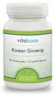 Ginseng Extract Korean (350 mg) 60 Capsules per Bottle (2 Pack)