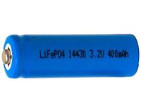 3.2v 400 mAh LiFePO4 14430 Battery Button Top