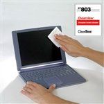 CleanTex Clearview Computer Screen Wipes, Box of 80 Pads (CT803)