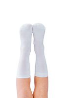 YoRo Naturals, RemedyWear Soft Moisturizing Eczema Socks for Inflammation Relief, Tencel and Zinc (Youth 1-2, White)