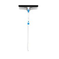 THBEIBEI Iron All-Purpose Squeegee Scratch Dual-use Bendable Hangable For Floor Mirror Car Window Glass Cleaner White 13328cm