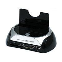 Monoprice SATA HDD Docking Station with Card Reader & 2 Port USB Hub (USB+E-SATA) (106630)