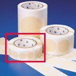 Brady LMC-1125 Label, Creped Masking Tape, 1.125" (28.580 mm) Diameter, Beige (Pack of 1000)