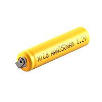 Specialty NiCd Rechargeable AAA Cell w/Solder Tabs - AAA350FT-WT
