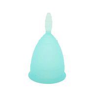 TIMKDLE Medical Grade Silicone Comfortable Menstrual Cup with Soft and Flexible with Sterilizer Cup-Protection for up to 12 Ho (Purple, Large)