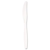 SCCGBX6KW - Guildware Heavyweight Plastic Knives, White