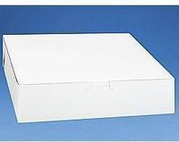 Cakesupplyshop Packaged Strong Superior Quality 8 X 8 X 5 White PIE & Cupcake Non-window Boxes - 5pack