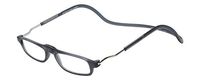 Clic Magnetic XL Reading Glasses in Matte Grey +1.75