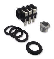 Phone Connectors STEREO SWITCHED JACK WITH HARDWARE (1 piece)